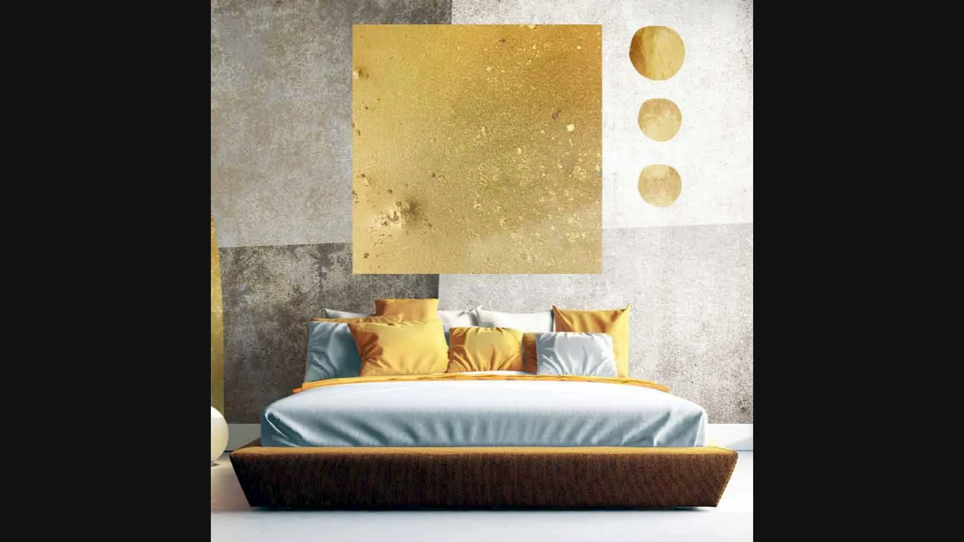 Carta da parati Geometric Gold di Pintdecor