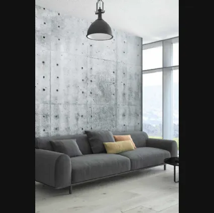 Carta da parati Stile Metropolitano CP0480 effetto lastra di metallo di Pintdecor