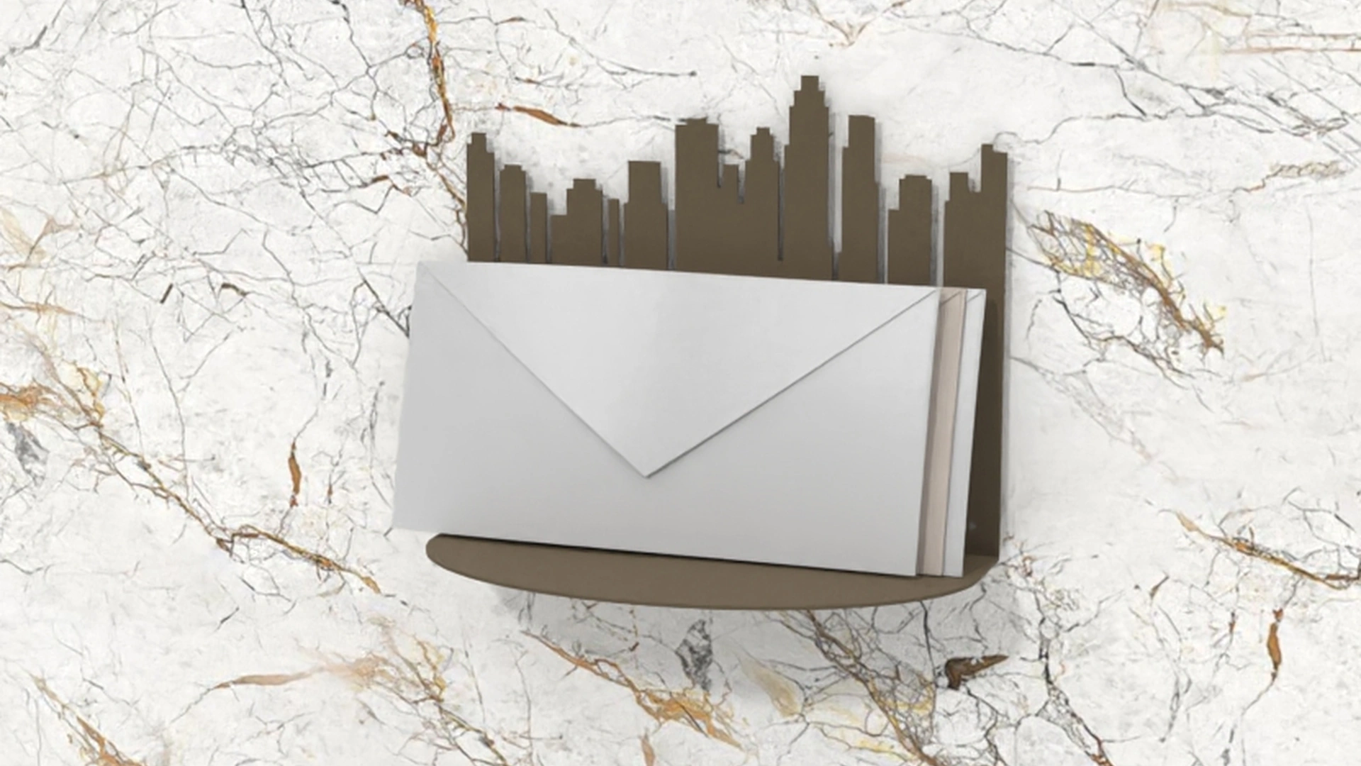 Mensola magnetica Skyline di Pintdecor