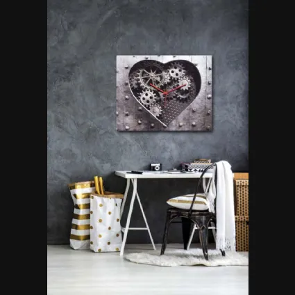 Orologio da muro Cuore Meccanico di Pintdecor