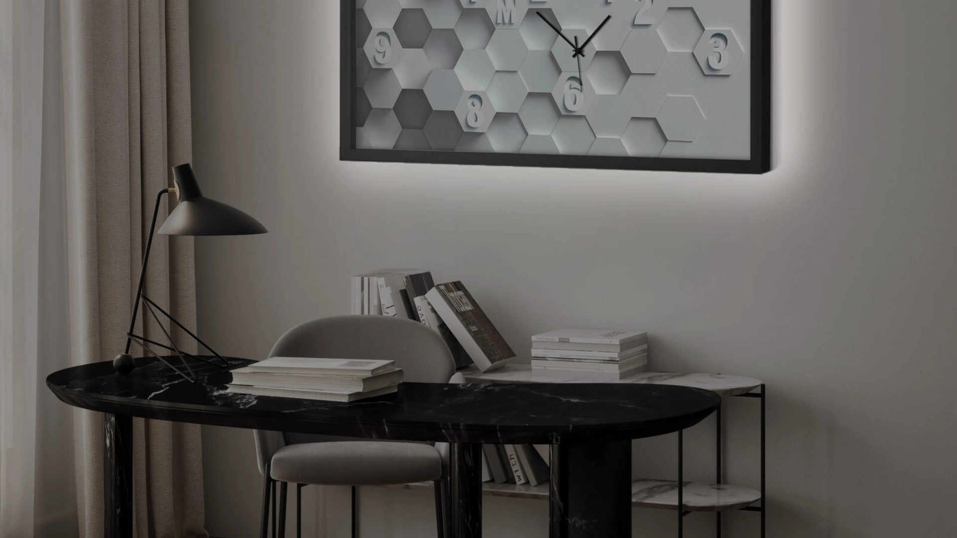 Orologio Luminoso 01 di Pintdecor