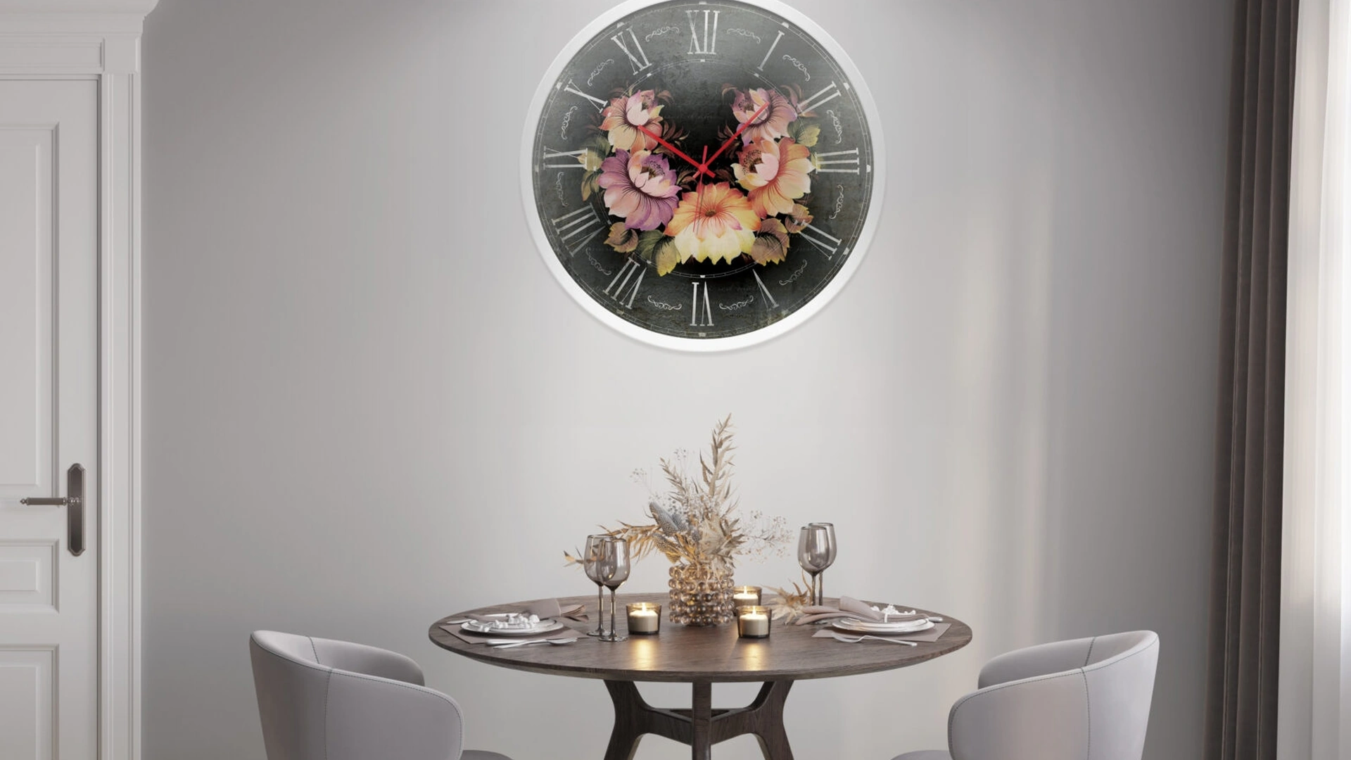Orologio tondo 01 di Pintdecor