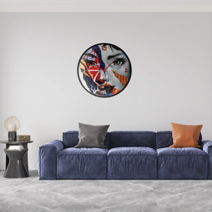 Orologio tondo 03 di Pintdecor