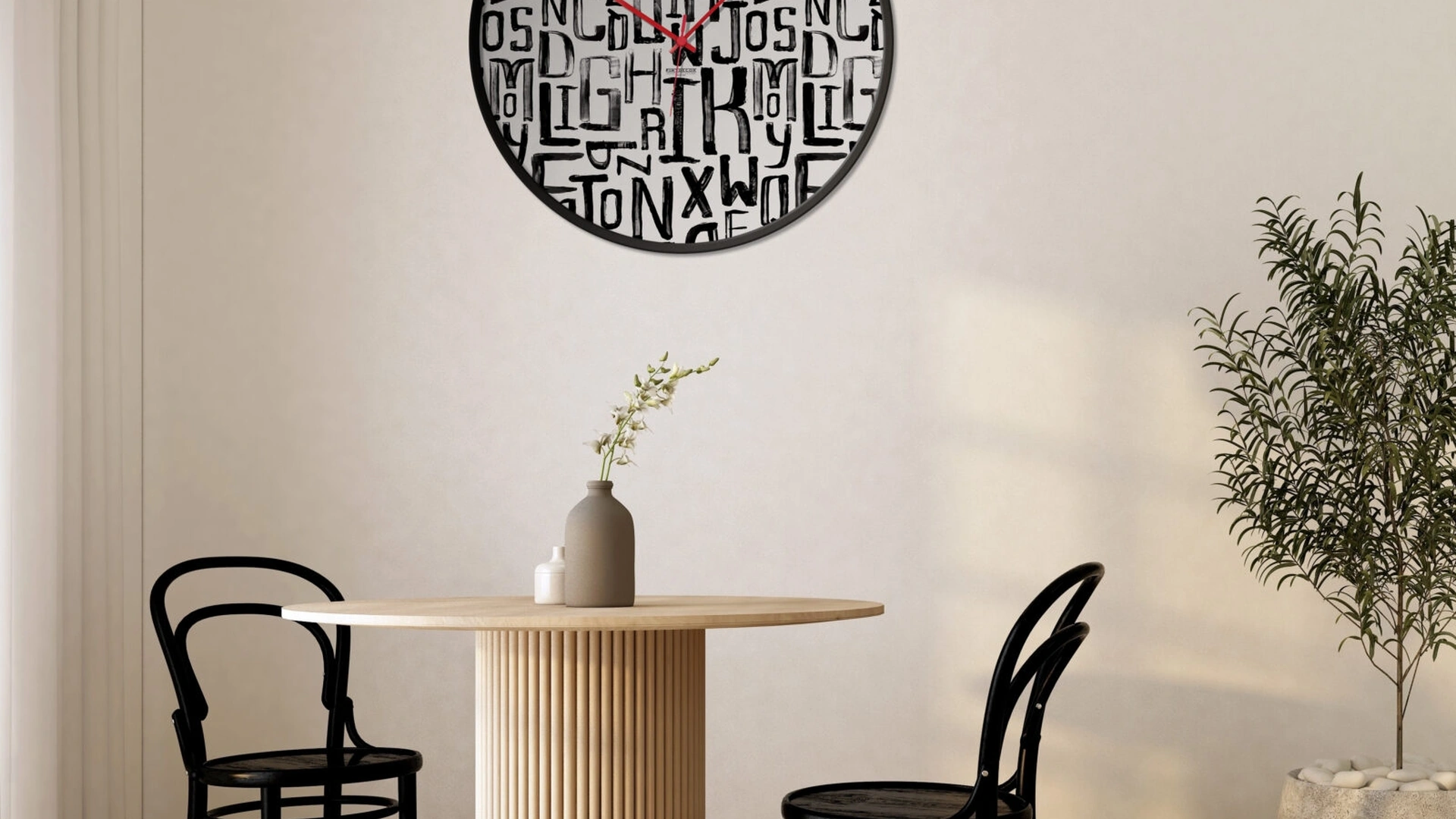 Orologio tondo 03 di Pintdecor