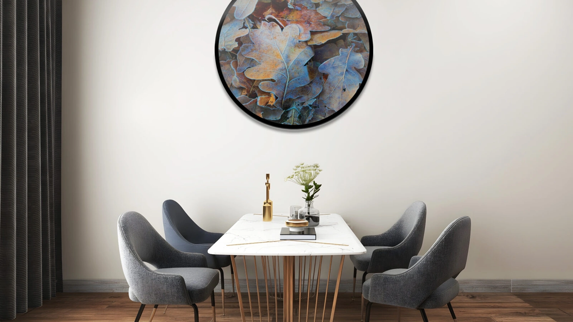 Quadro tondo 01 di Pintdecor