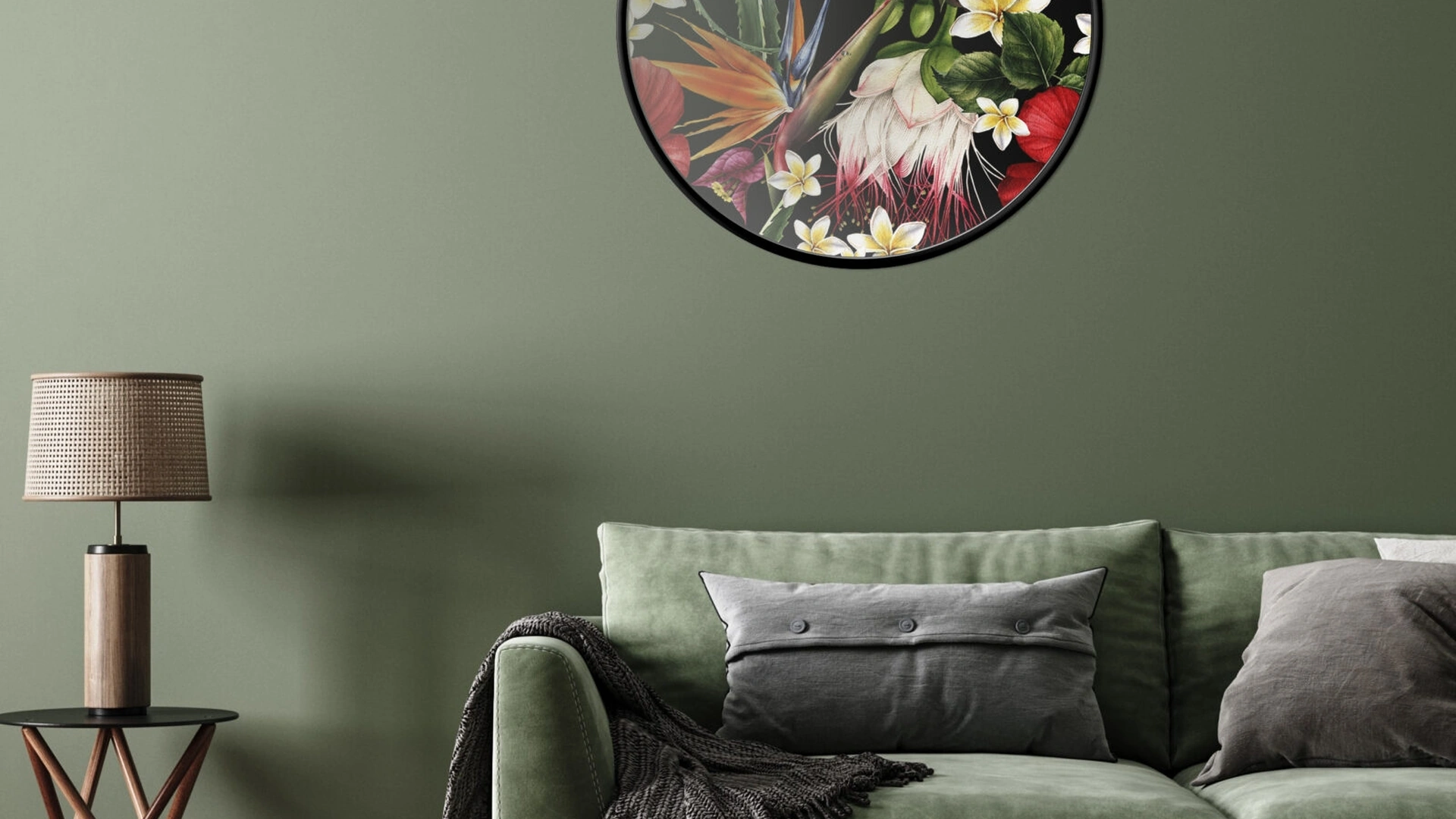 Quadro tondo 01 di Pintdecor