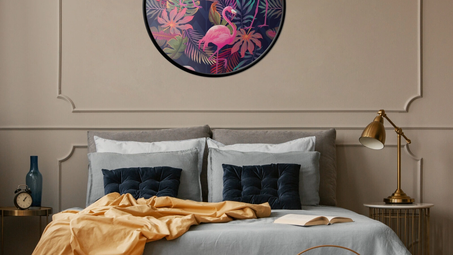 Quadro tondo 02 di Pintdecor