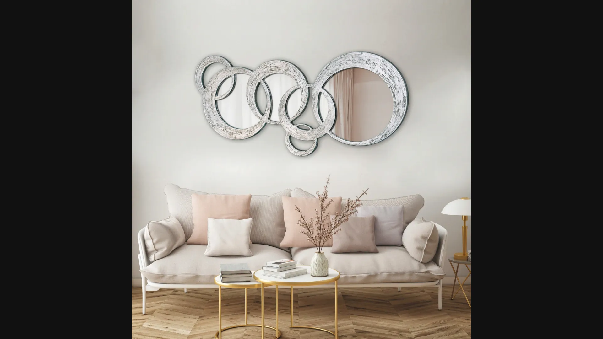 Specchio Circles di Pintdecor