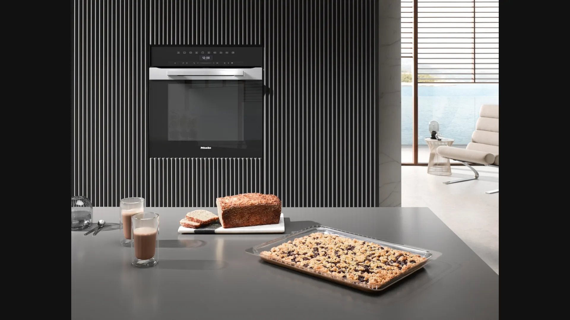 Forno H7464BP con sonda termometrica ed illuminazione Led di Miele