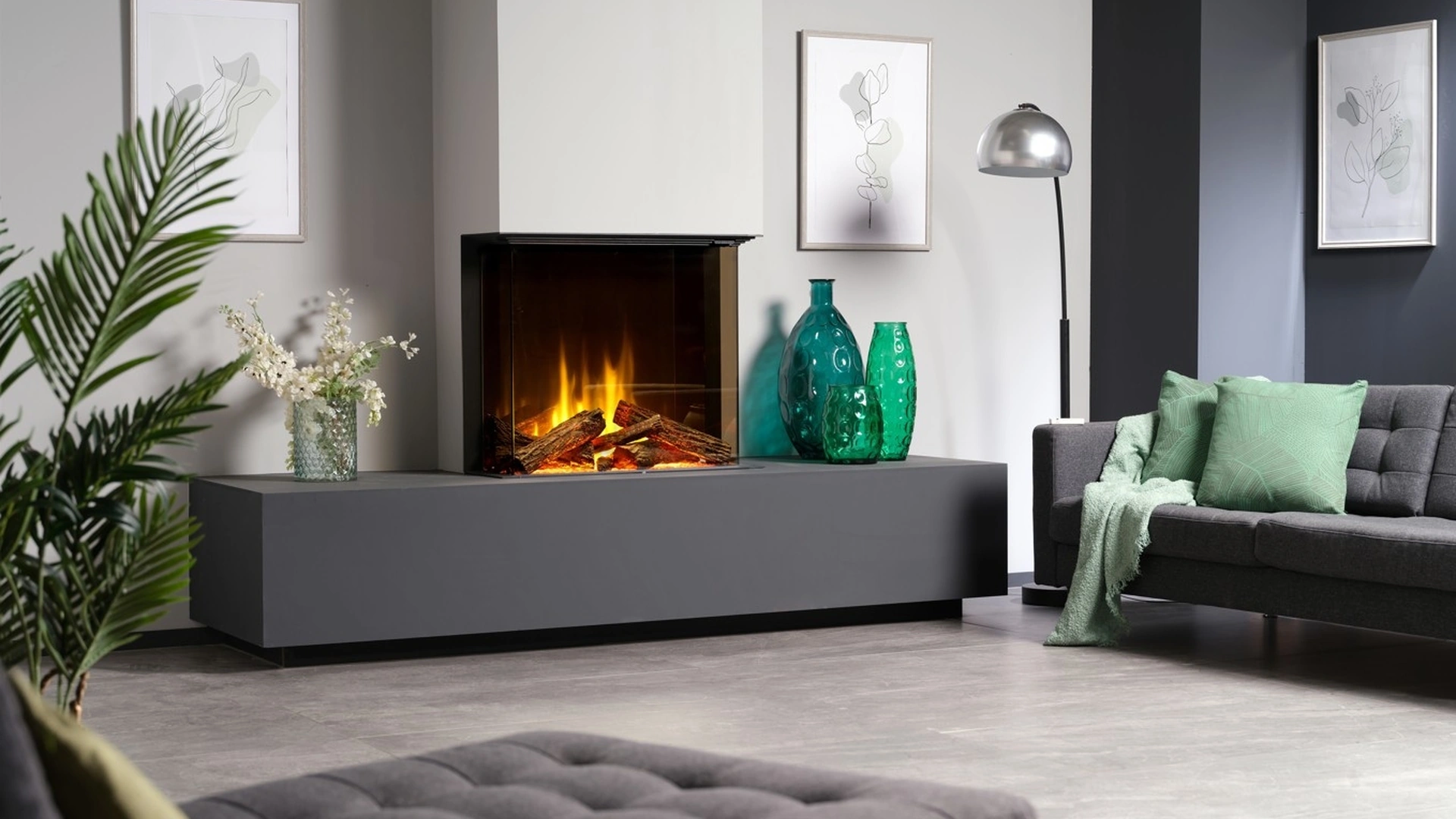 Camino elettrico a LED Velera di Maisonfire