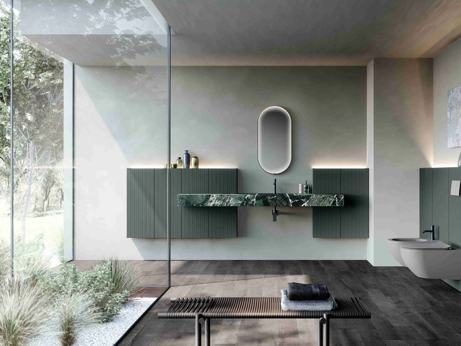 Mobile da Bagno sospeso M2 System 242 di Baxar