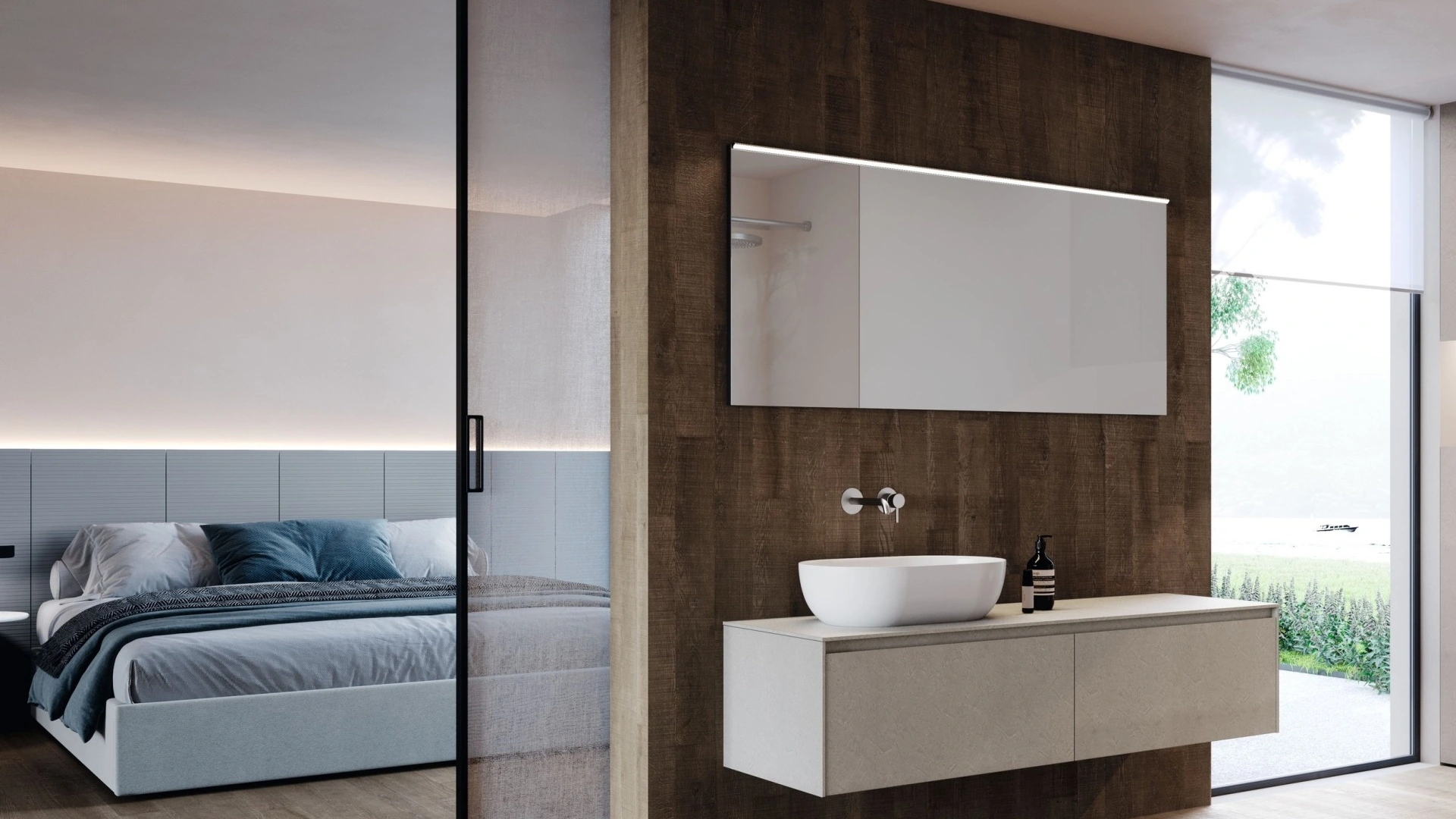 Mobile da Bagno sospeso M2 System 244 di Baxar
