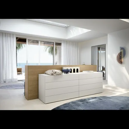 Cassettiera in laccato opaco Easy System di Novamobili