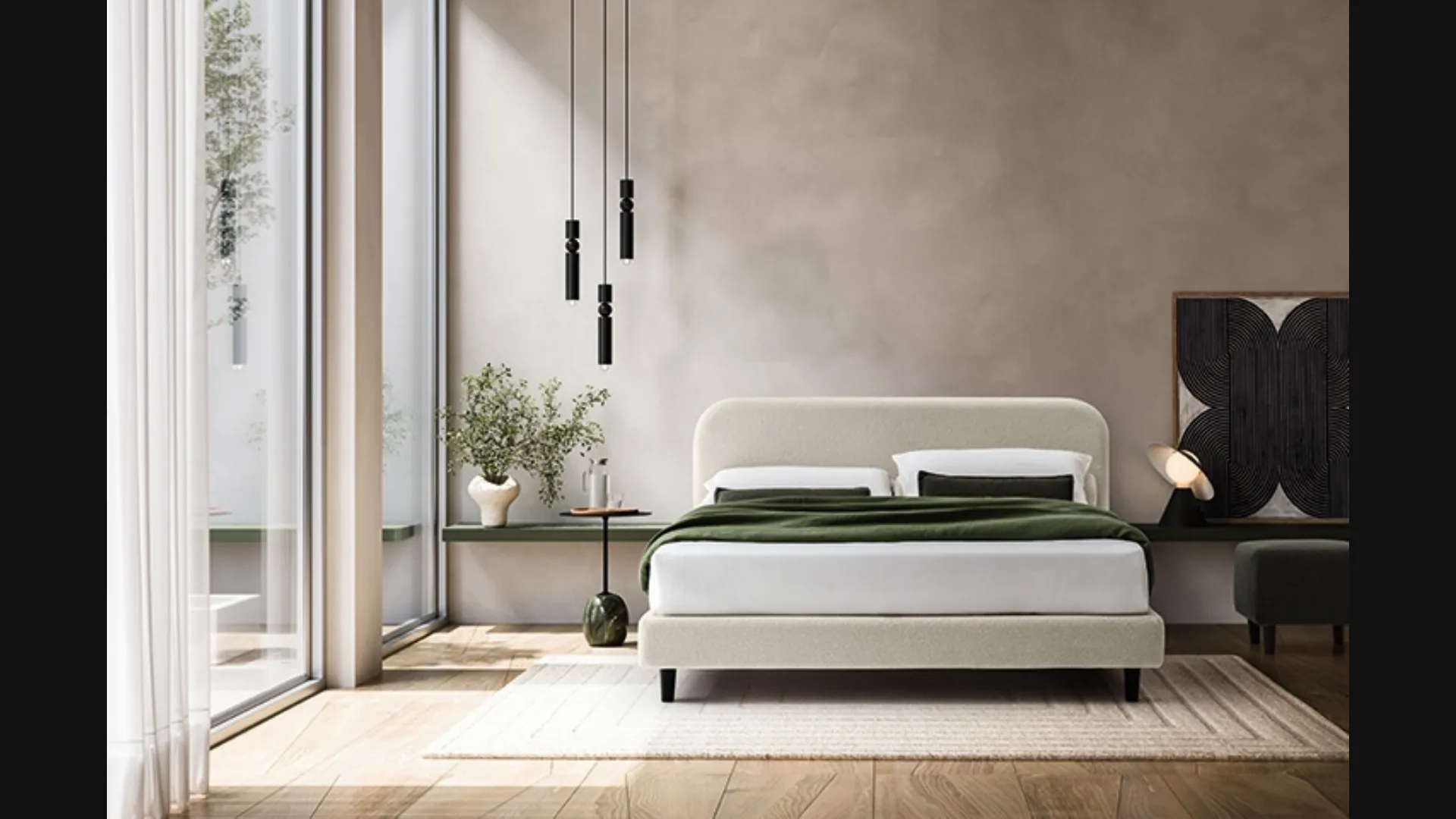 Letto matrimoniale Freya di Ennerev