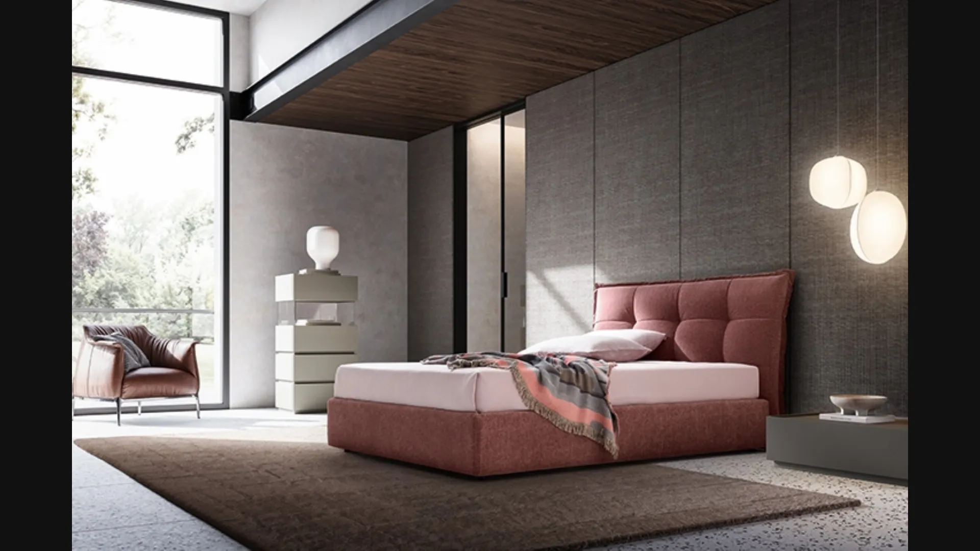 Letto Matrix con box contenitore Ennerev