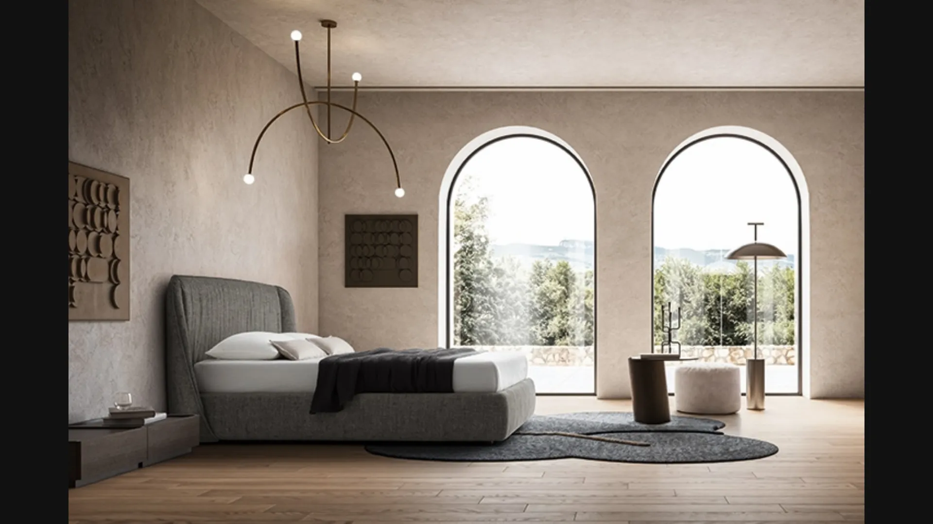 Letto Nest con testiera di Ennerev
