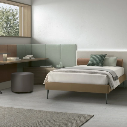 Letto imbottito Boiserie di V&Nice